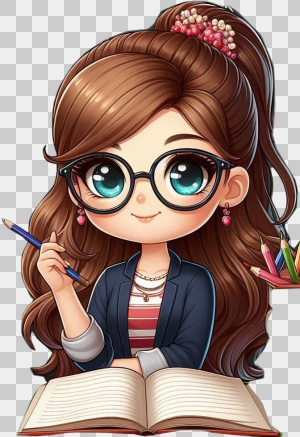 dibujo de maestra joven dibujo para tazas