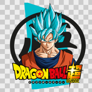 goku dragon ball azul sticker