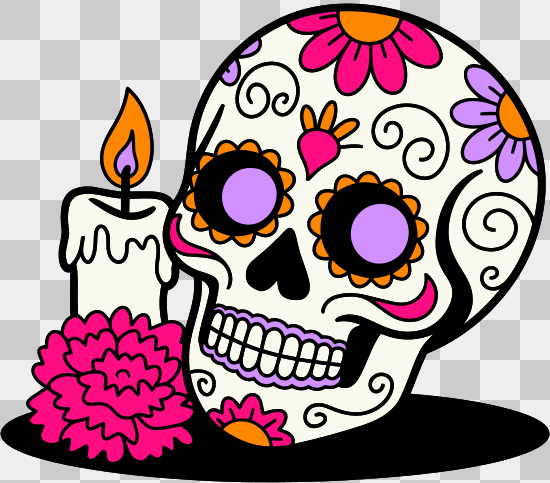 calavera de dia de muertos