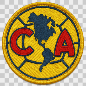 logo del america futbol con efecto bordado
